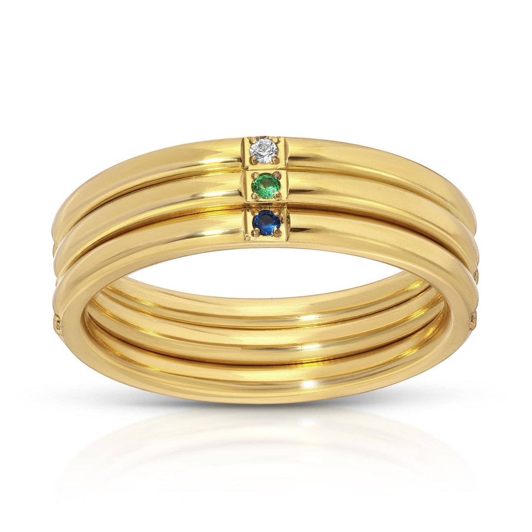 Mirelle Dainty Ring Set: 6 - obligato