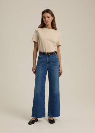 Mischa Super High Rise Wide Leg Ankle Madison Jean - obligato