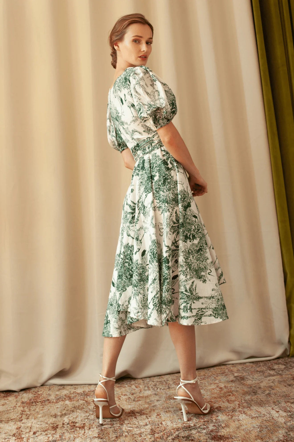 Monica Dress in Green - obligato