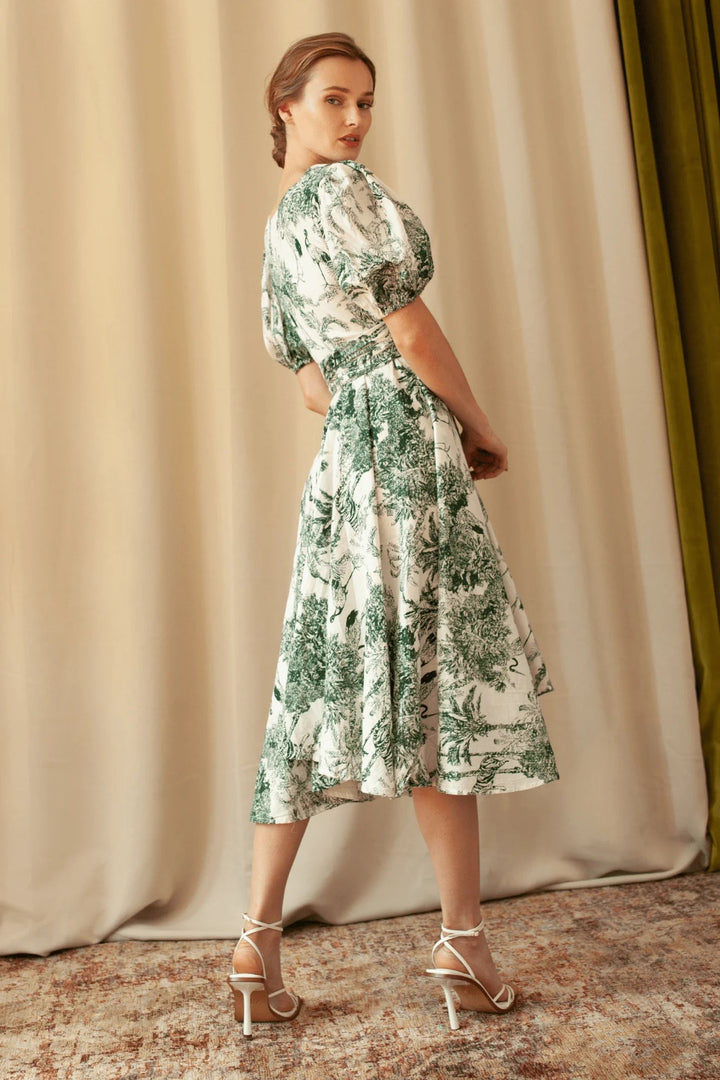 Monica Dress in Green - obligato