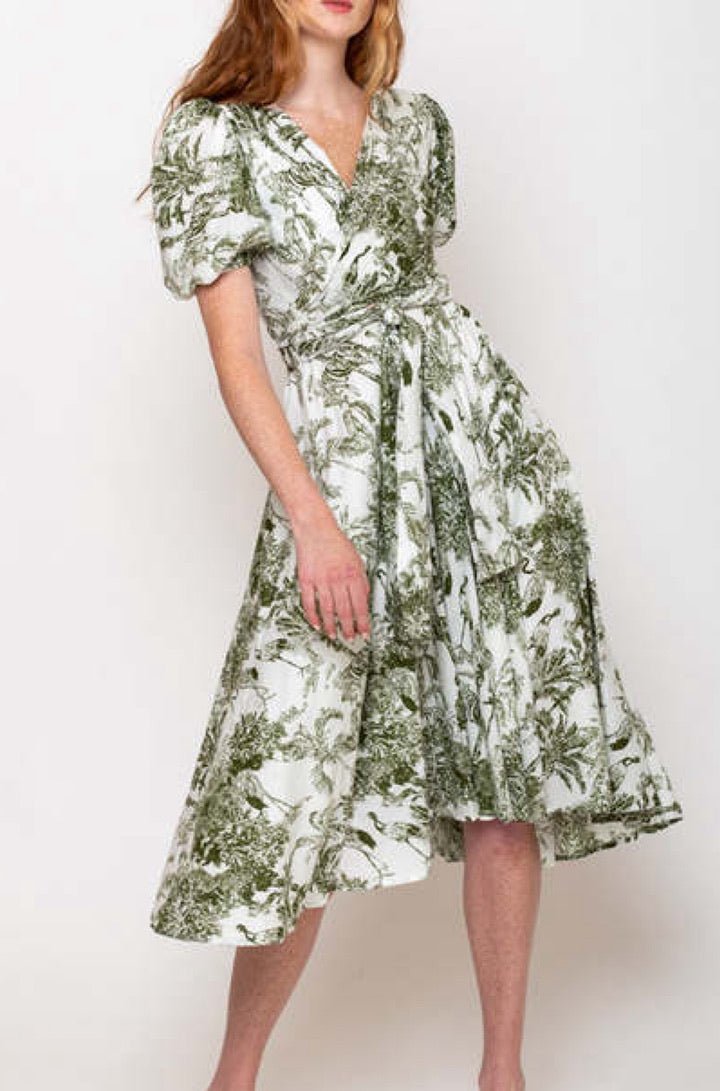 Monica Dress in Green - obligato