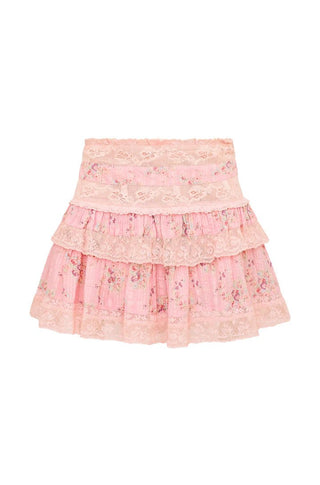 Moyer Cotton Floral Mini Skirt - obligato