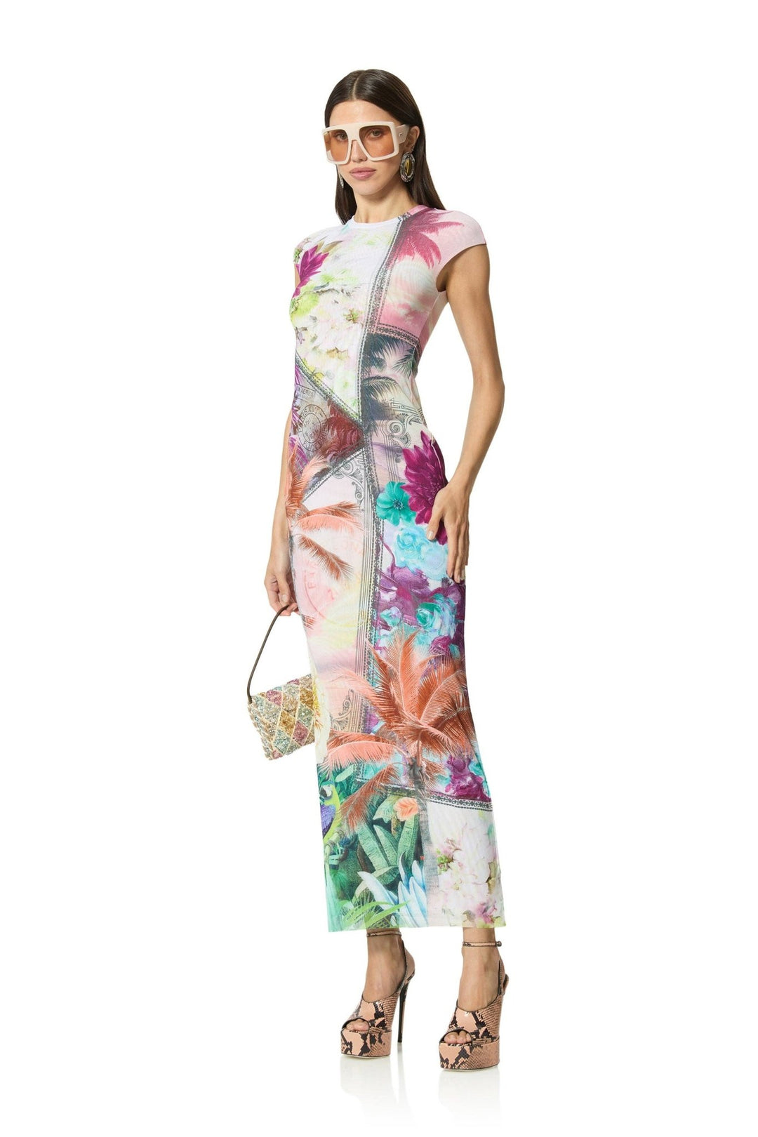 Mylo Dress in Vacation Tropic - obligato