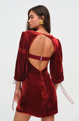 Nadine Velvet Mini Dress - obligato