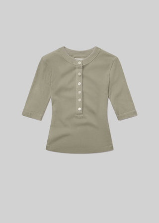 NALI SHORT SLEEVE HENLEY - obligato