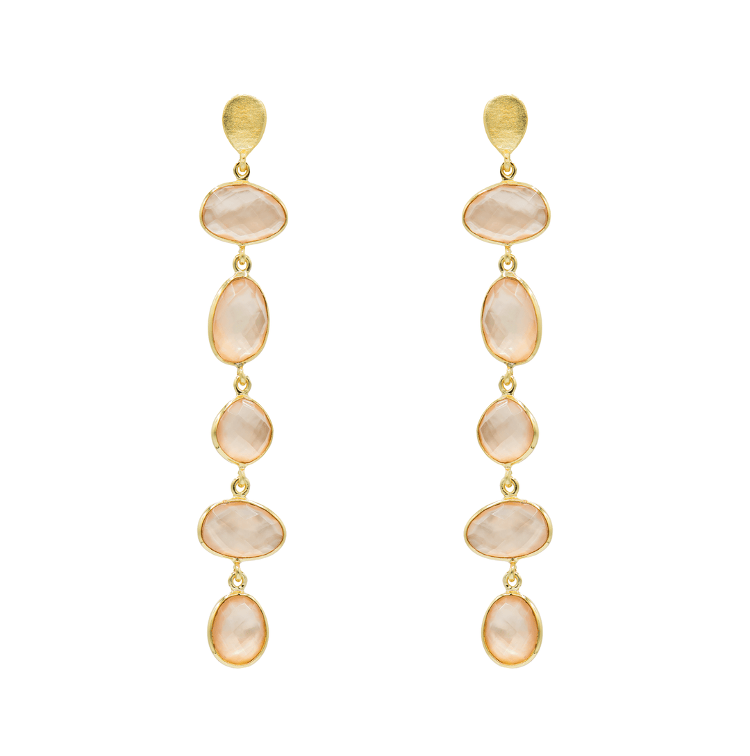 Nana Earrings: Blue topaz - obligato