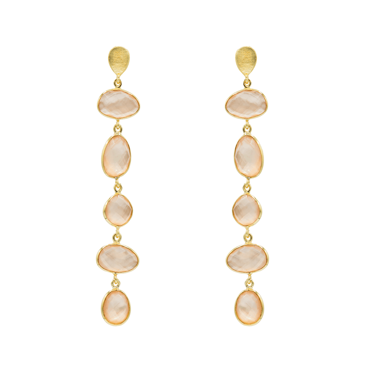 Nana Earrings: Blue topaz - obligato