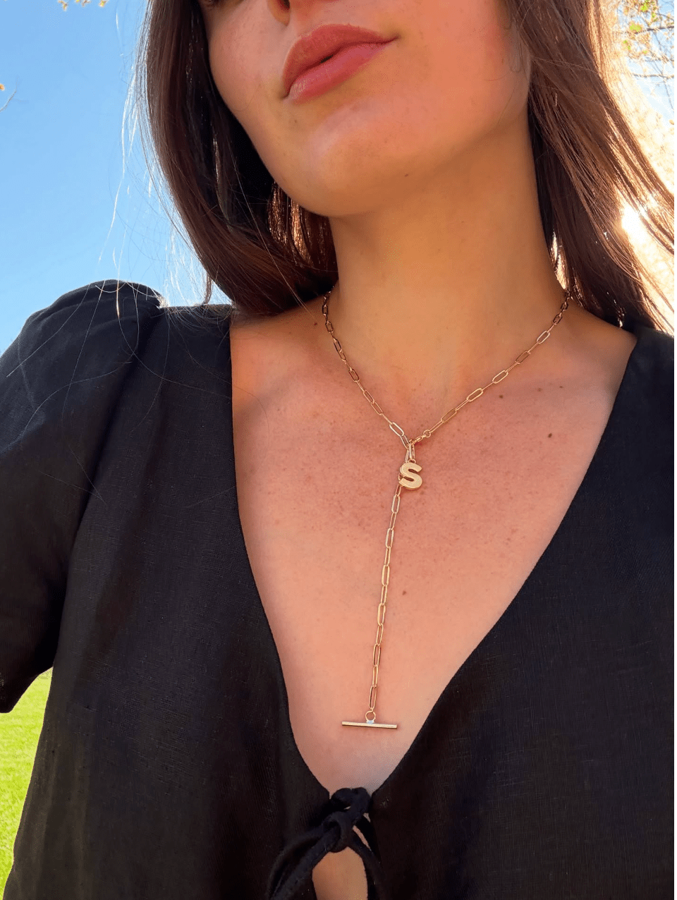 Natalie Toggle Lariat Necklace - obligato