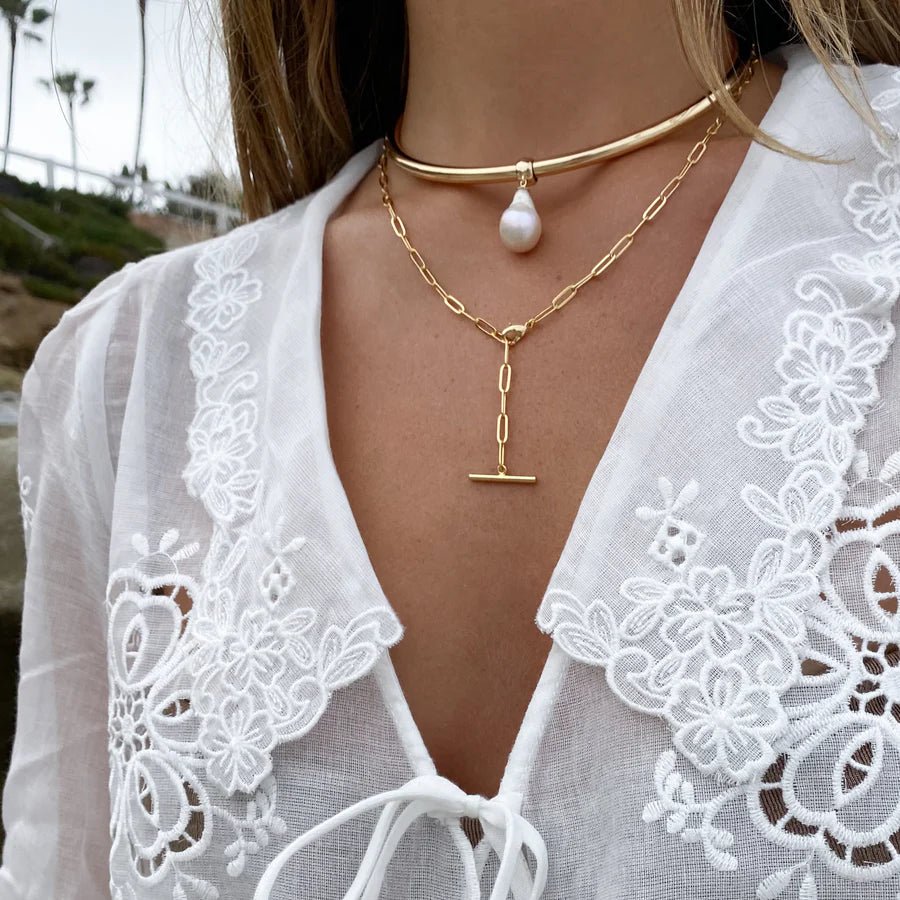 Natalie Toggle Lariat Necklace - obligato