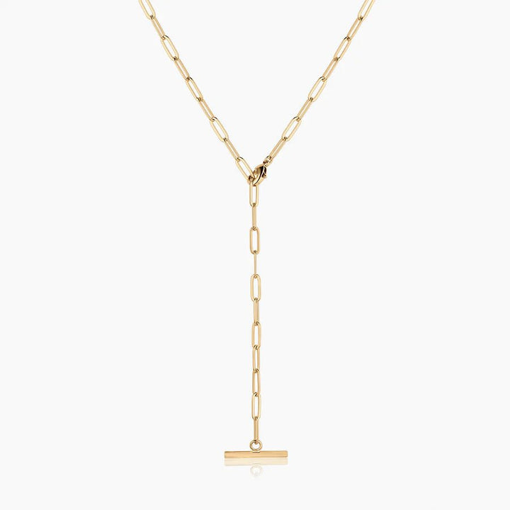 Natalie Toggle Lariat Necklace - obligato