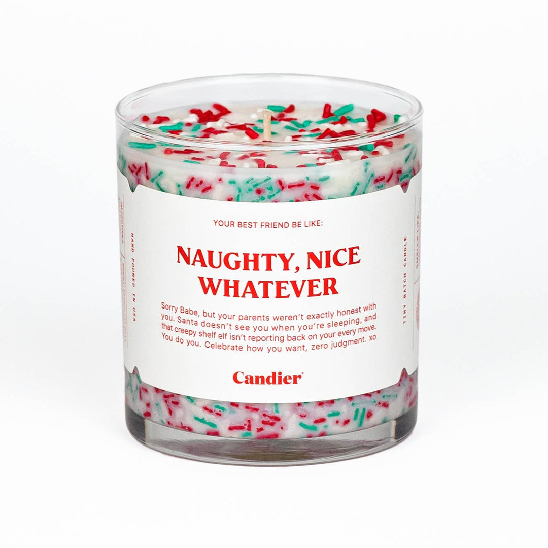 Naughty, Nice Whatever Candle - obligato