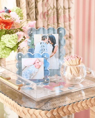 Neon Blue Acrylic Picture Frame - obligato