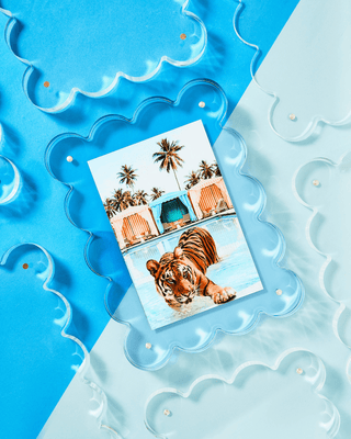 Neon Blue Acrylic Picture Frame - obligato