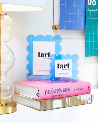 Neon Blue Mini Acrylic Picture Frame - obligato