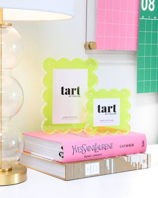 Neon Lime Mini Acrylic Picture Frame - obligato