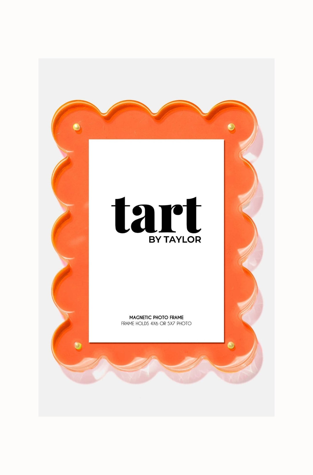 Neon Orange Acrylic Picture Frame - obligato