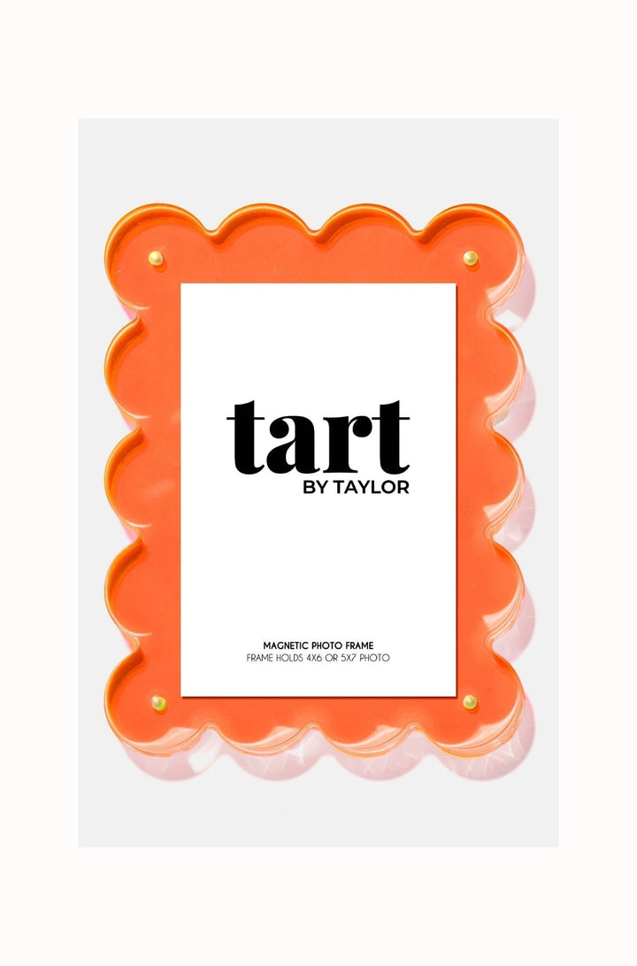 Neon Orange Acrylic Picture Frame - obligato