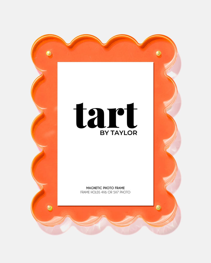 Neon Orange Acrylic Picture Frame - obligato