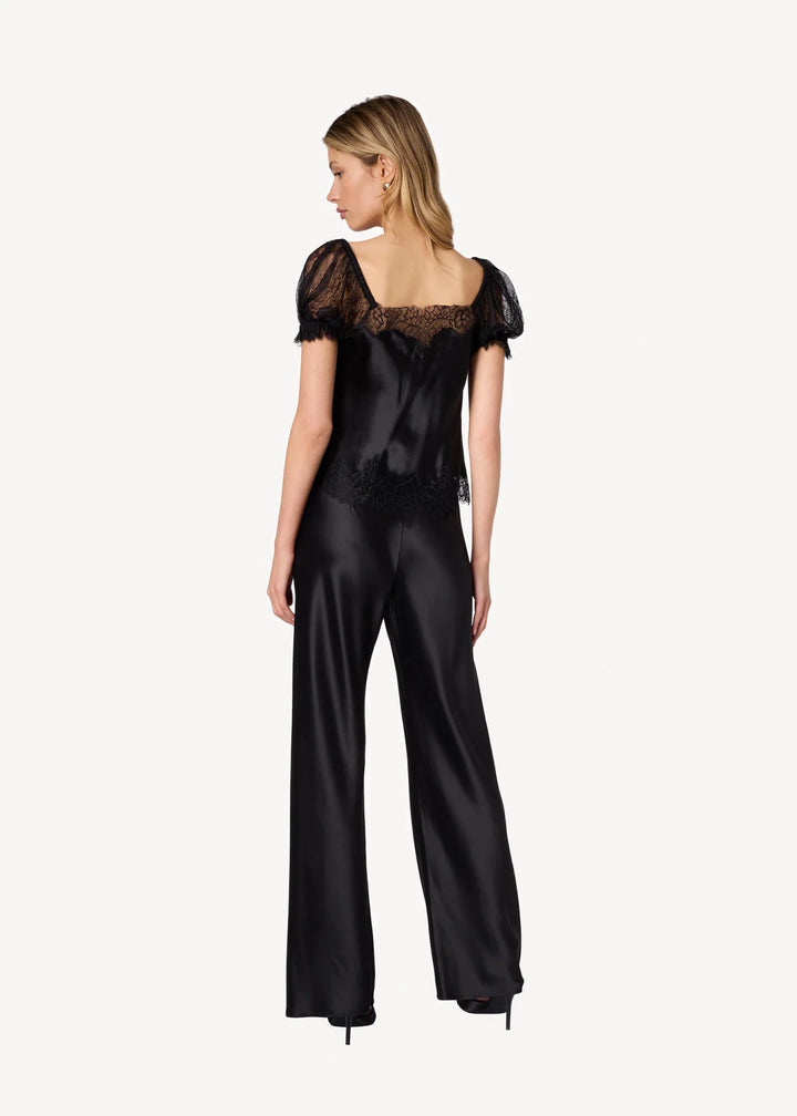 Nia Silk Top Black - obligato