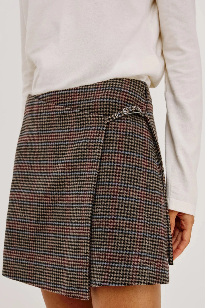 Nial Skirt in Oxford Plum - obligato