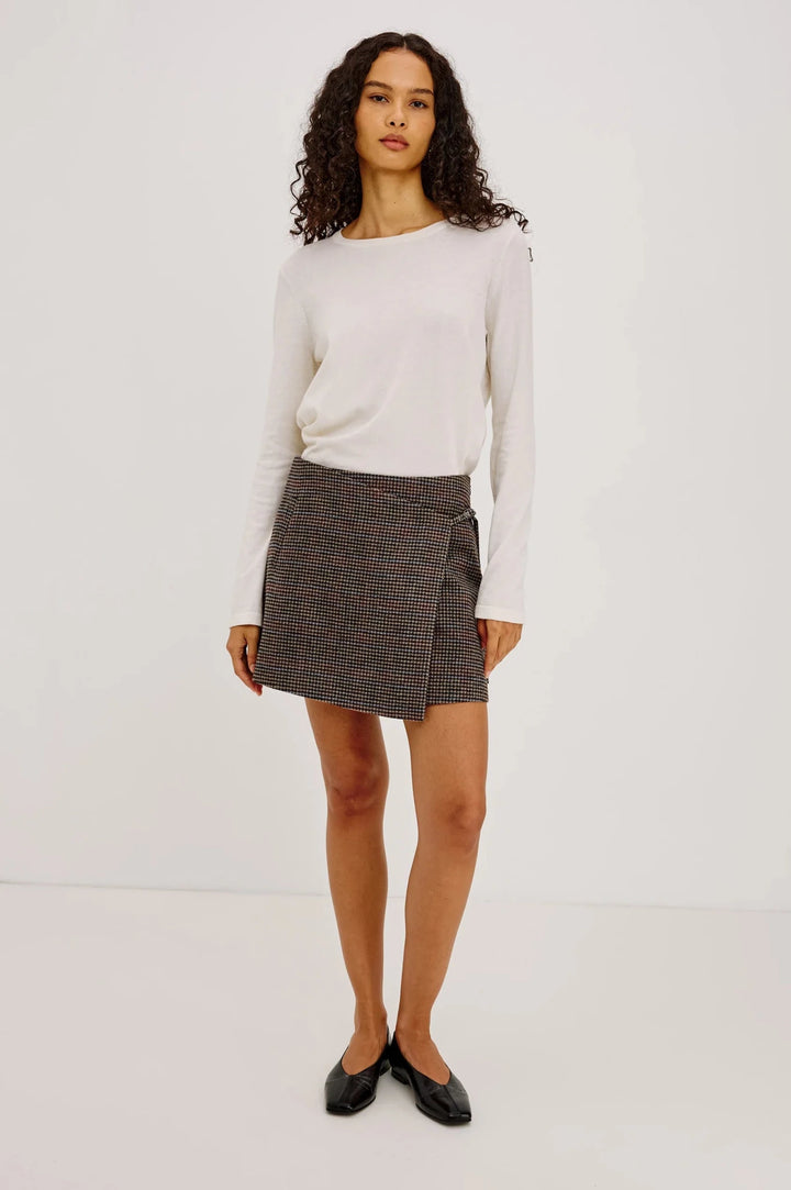 Nial Skirt in Oxford Plum - obligato