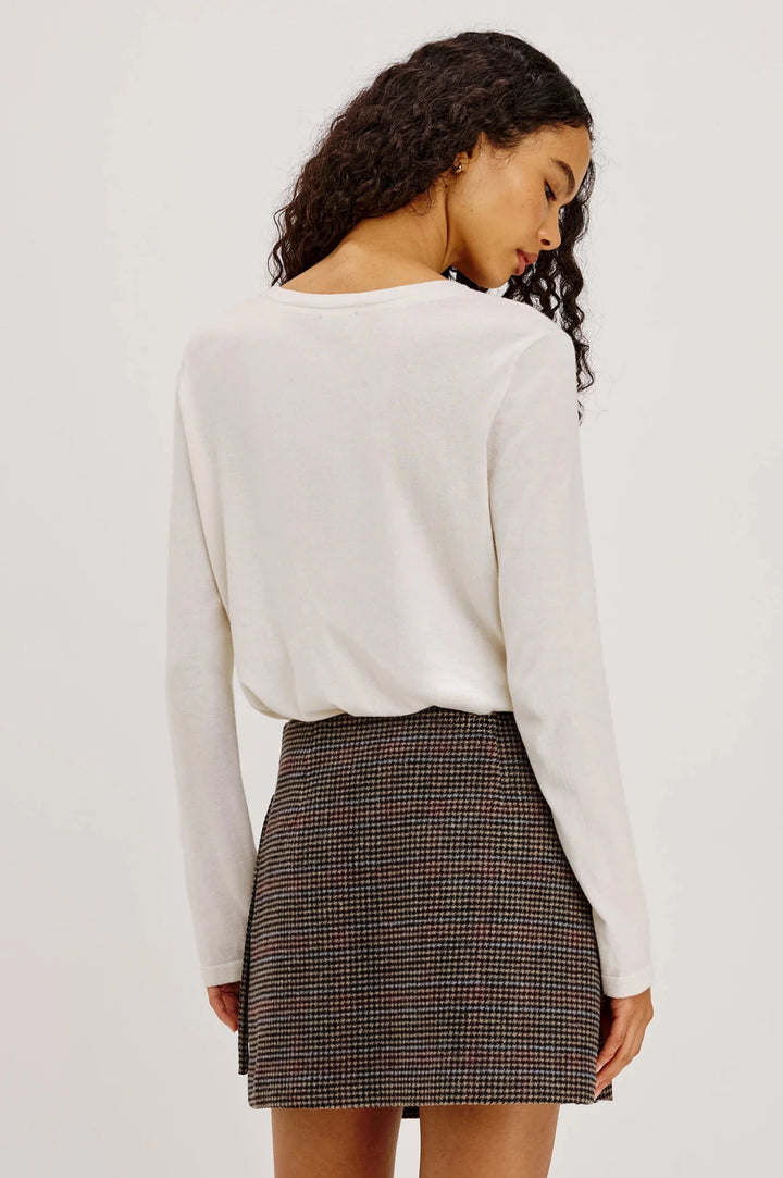 Nial Skirt in Oxford Plum - obligato