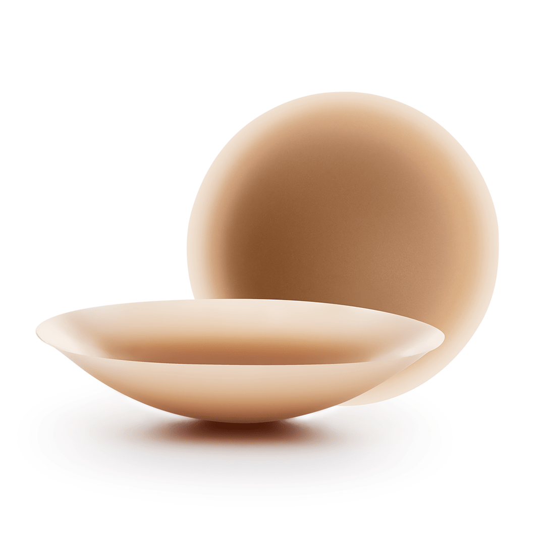 Nippies Skin Adhesive Nipple Covers with Extra Coverage: Creme - obligato