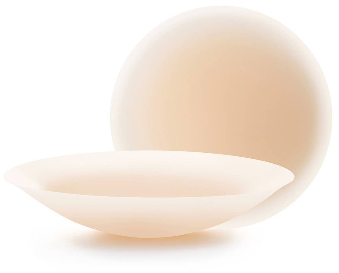 Nippies Skin Adhesive Nipple Covers with Extra Coverage: Creme - obligato