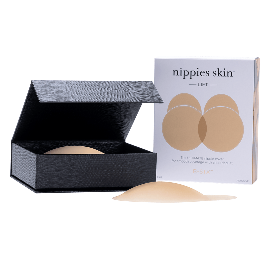 Nippies Skin Adhesive Nipple Covers with Lifting Tab: Caramel / Size 2 - obligato