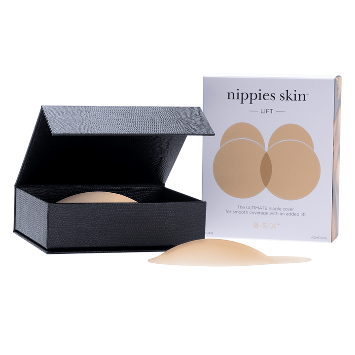 Nippies Skin Adhesive Nipple Covers with Lifting Tab: Caramel / Size 2 - obligato