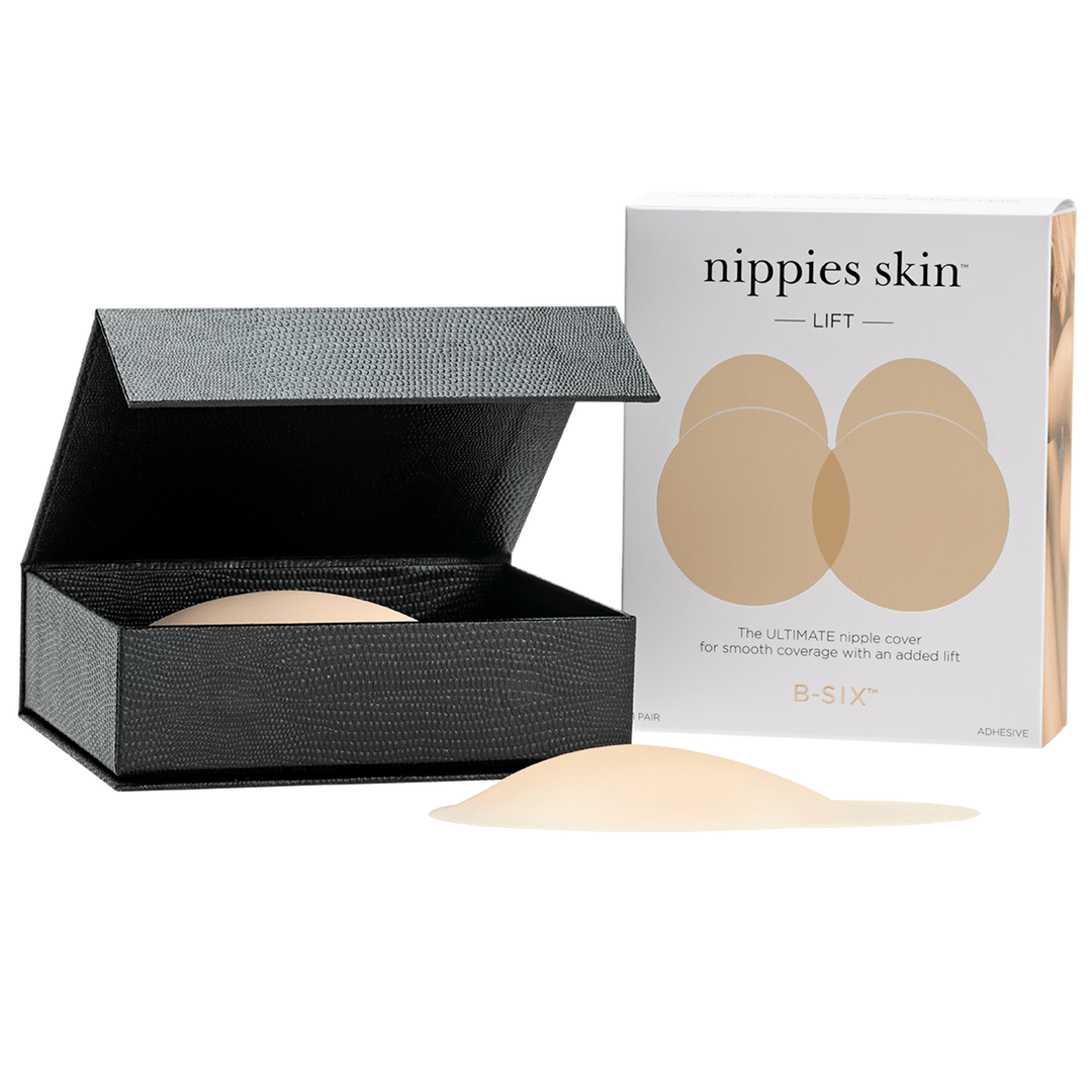 Nippies Skin Adhesive Nipple Covers with Lifting Tab: Caramel / Size 2 - obligato