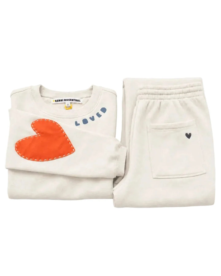 Weekend Barb Sweatpant in Oatmeal Heather