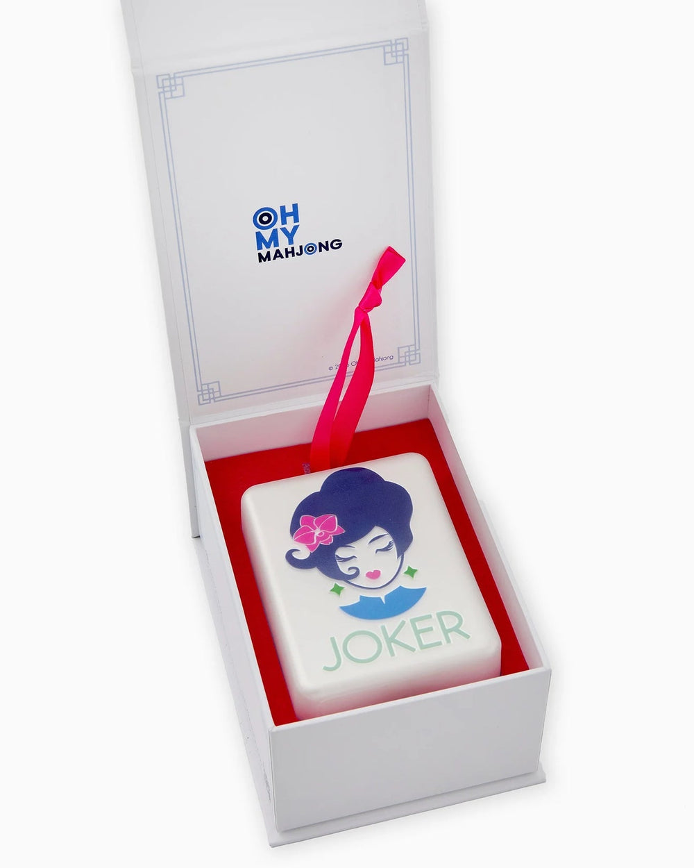 Oh My Mahjong Lola Joker Christmas Ornament - obligato