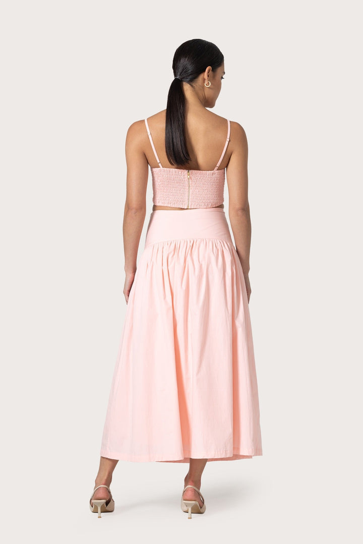 Oliver Embroidered Skirt in Dahlia - obligato