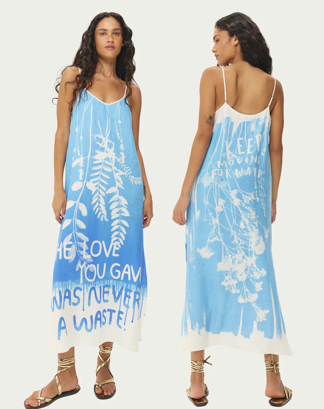 Olivia Camisole Indigo Dress - obligato