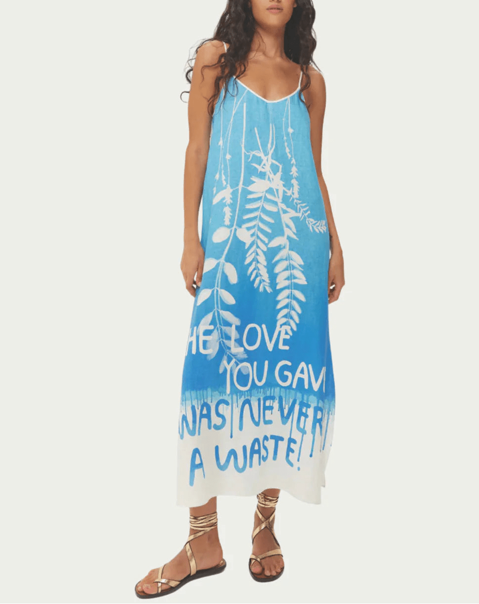 Olivia Camisole Indigo Dress - obligato