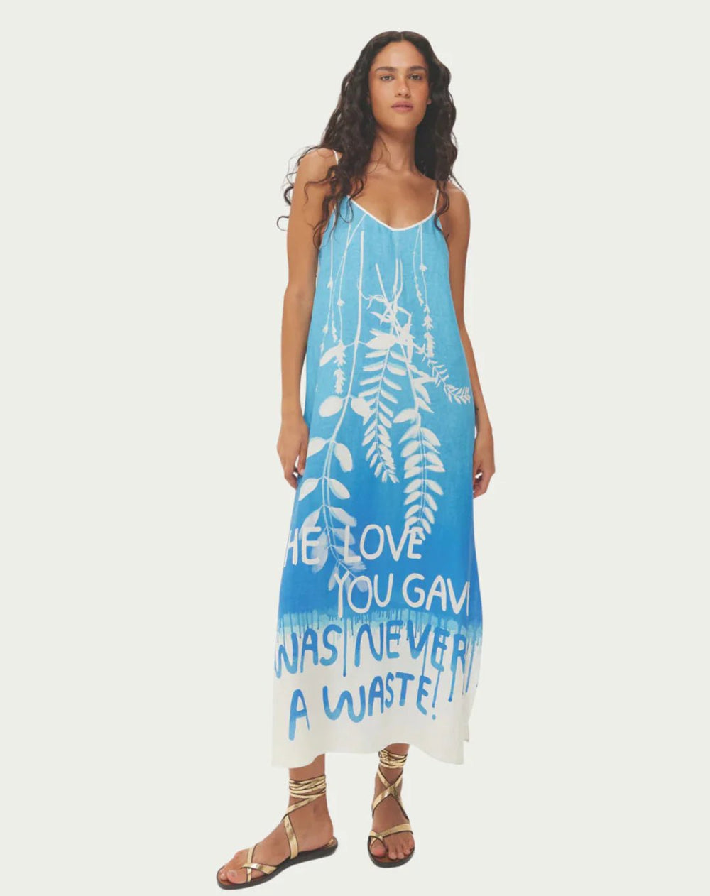 Olivia Camisole Indigo Dress - obligato