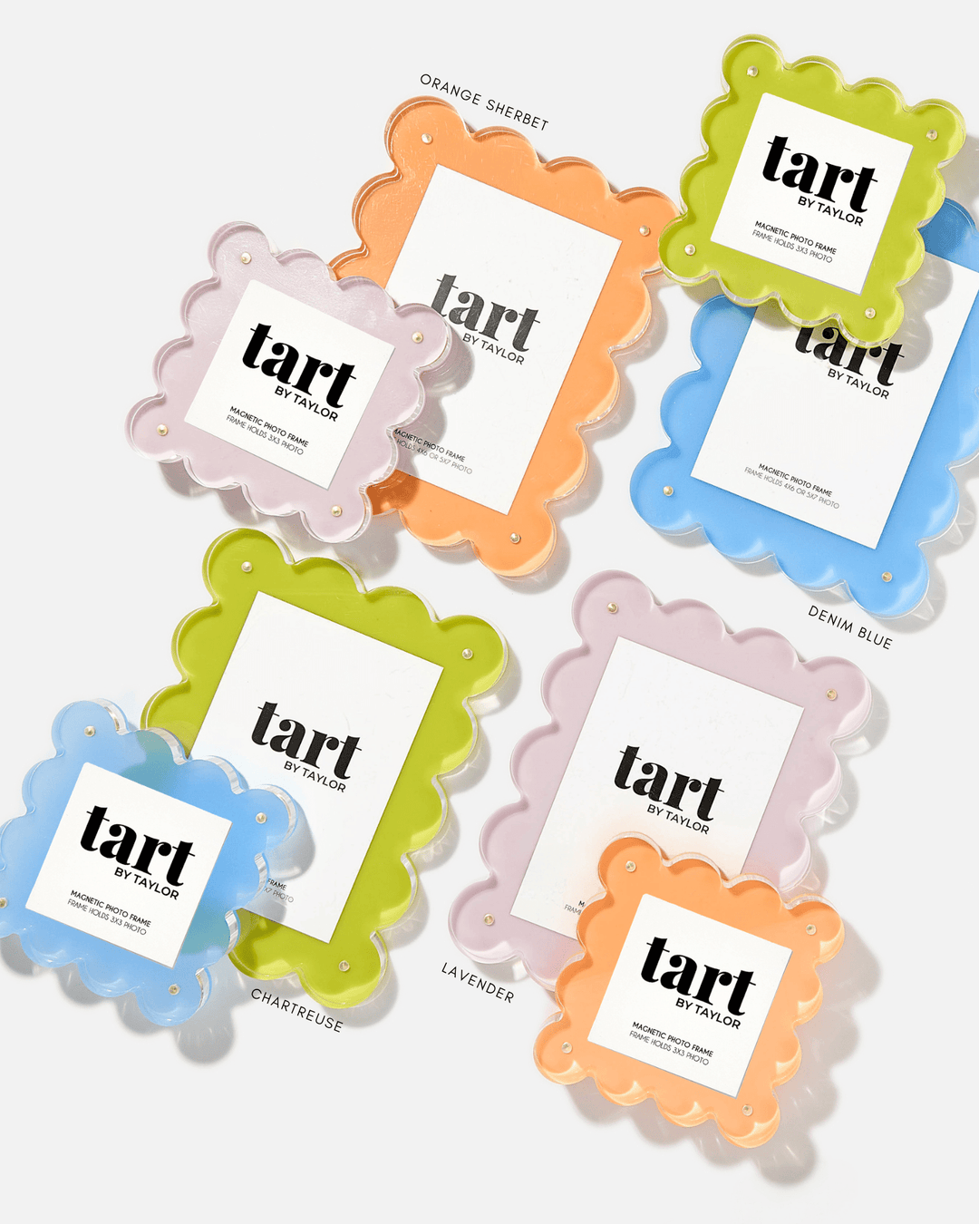 Orange Sherbet Acrylic Picture Frame - obligato