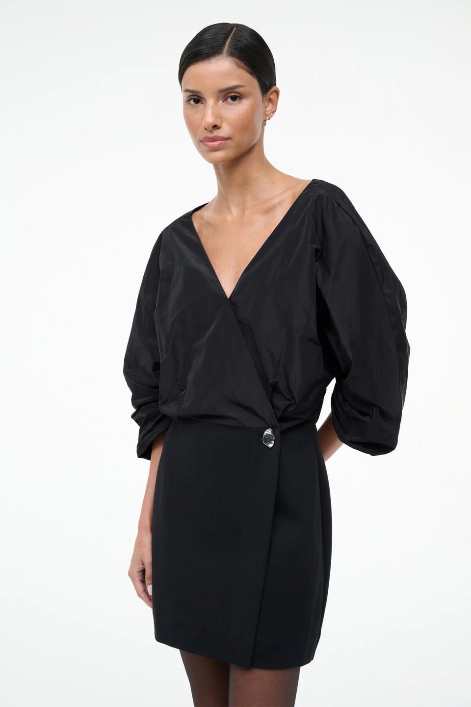 Orion Mini Dress in Black - obligato