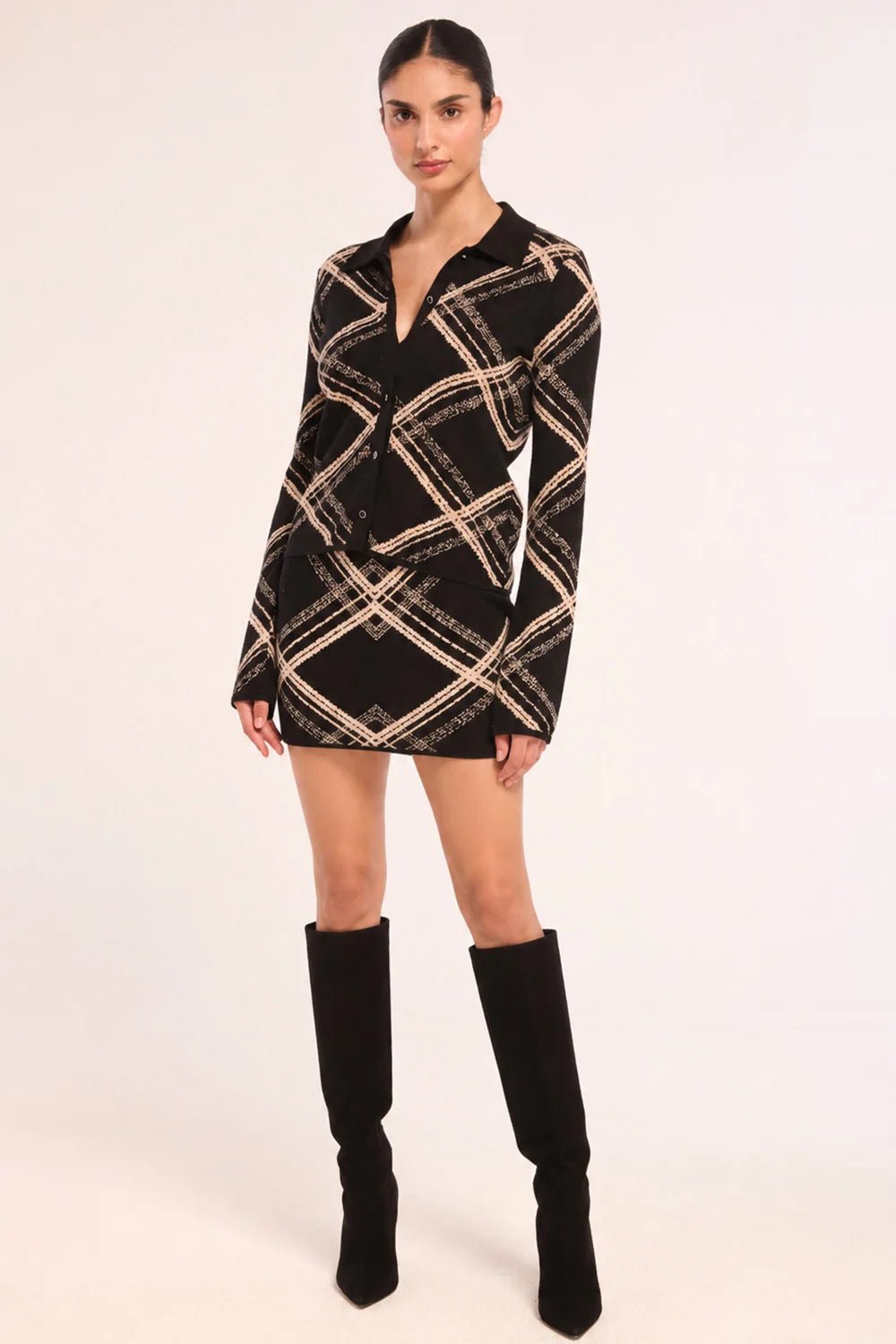 Orlie Skirt in Plaid - obligato