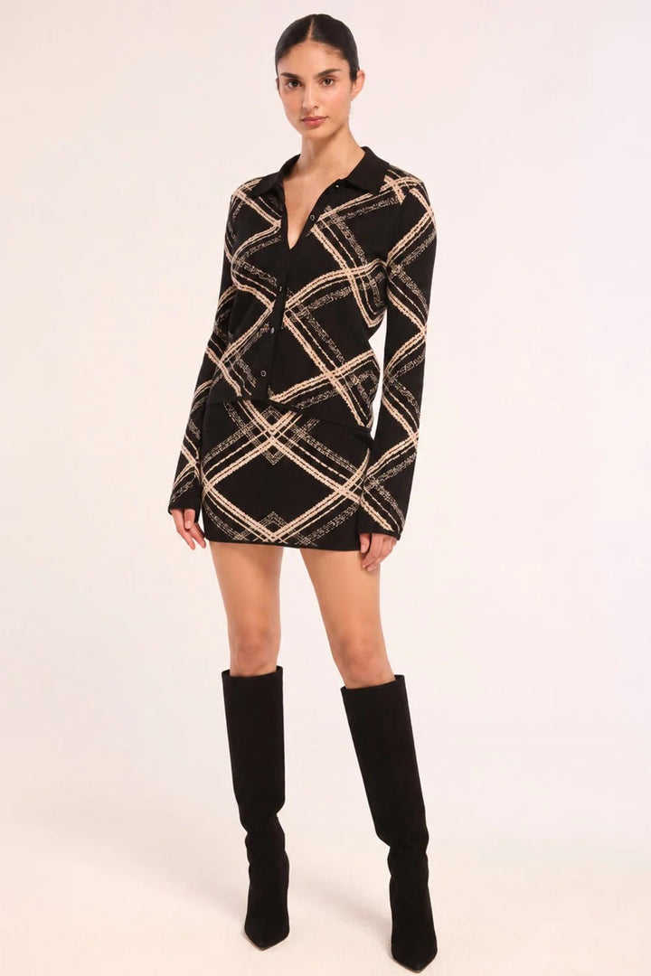 Orlie Skirt in Plaid - obligato