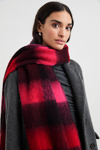 Oslo Scarf in Scarlet Onyx - obligato