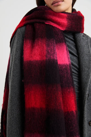 Oslo Scarf in Scarlet Onyx - obligato