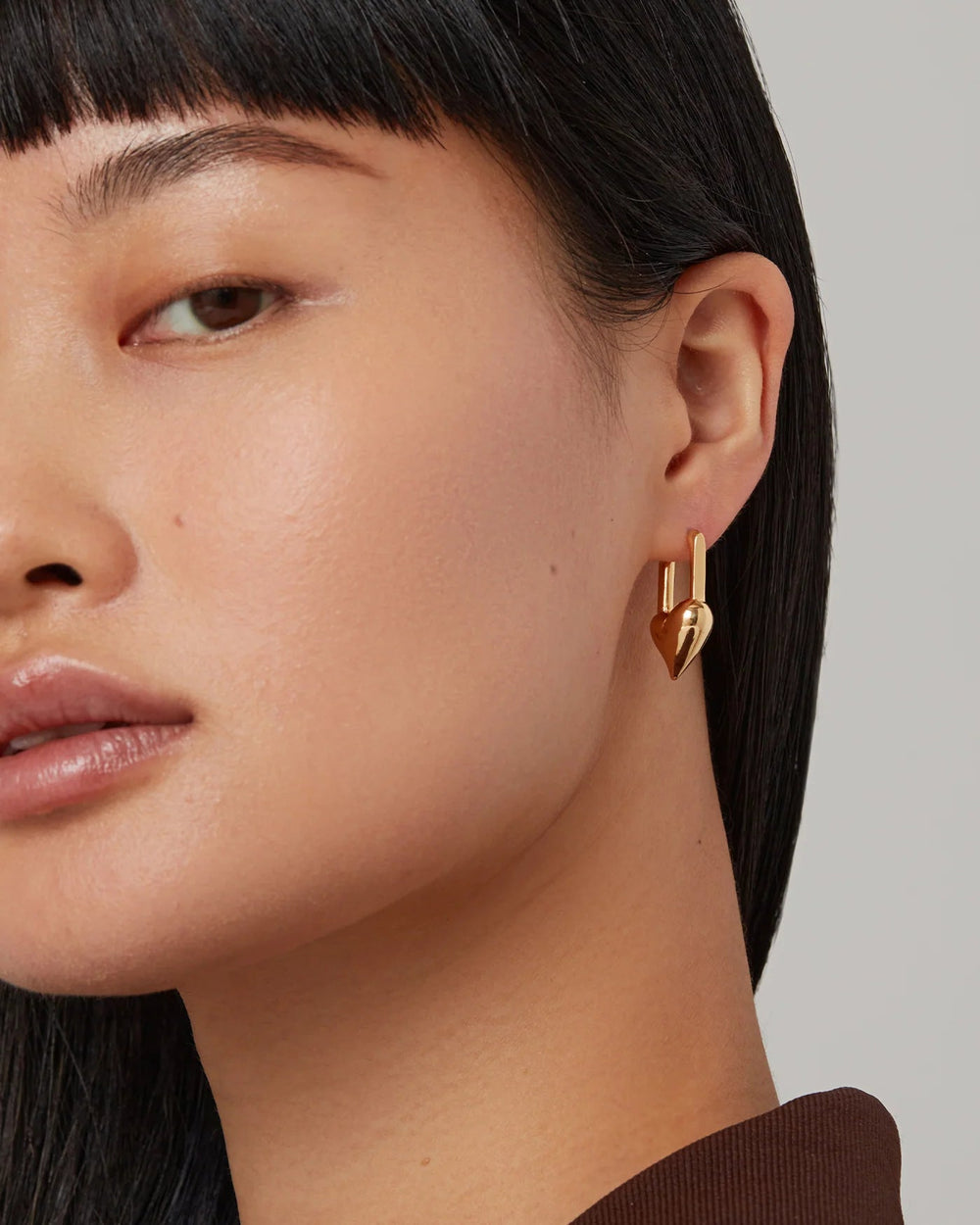 Padlock Heart Earrings - obligato