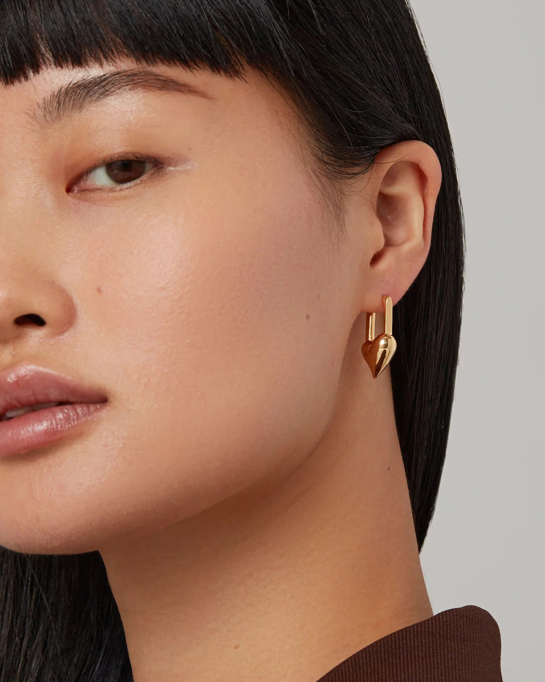 Padlock Heart Earrings - obligato