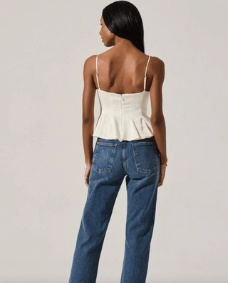 Paislee Top in Cream - obligato