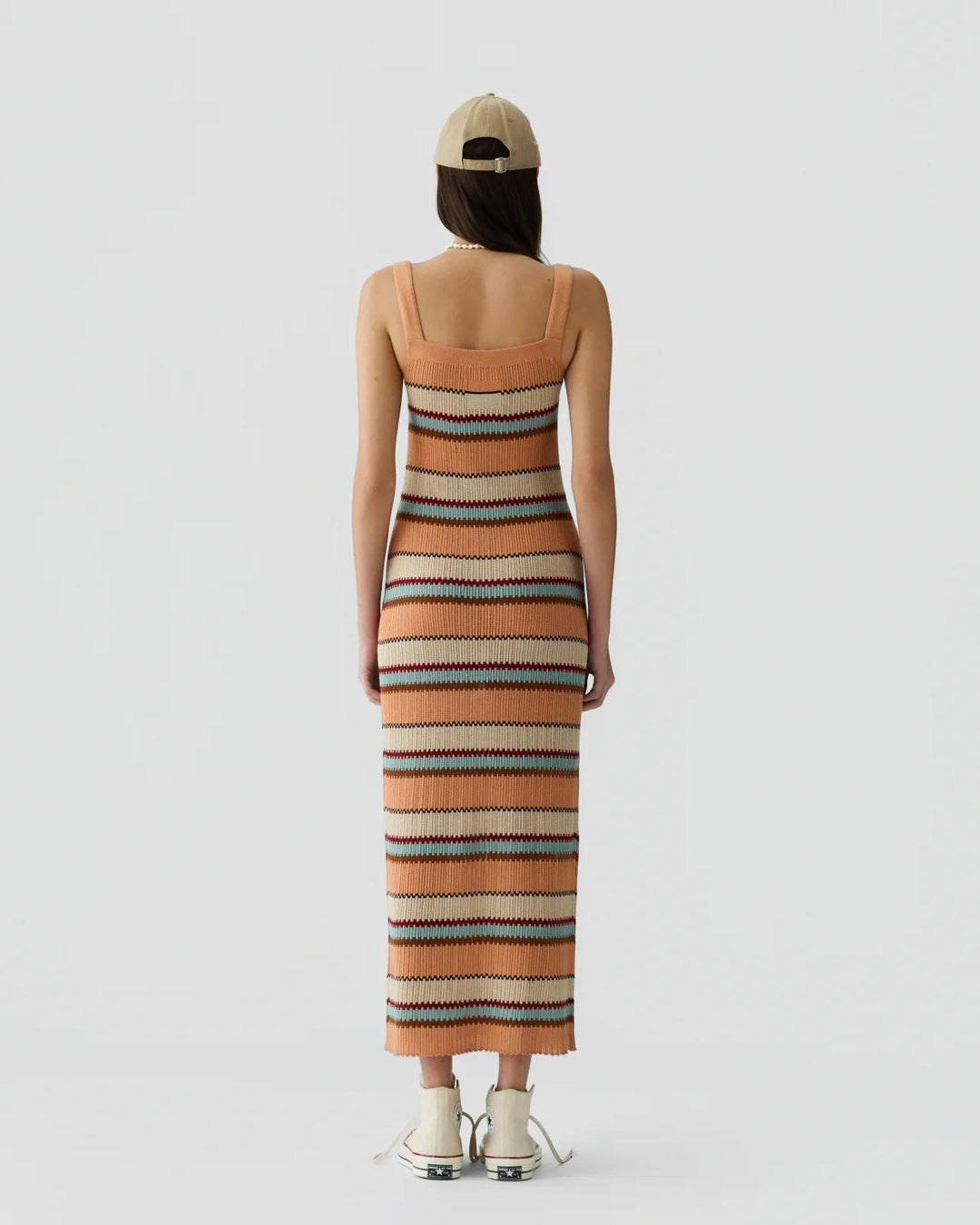 Palazzo Dress in Nectar Combo - obligato