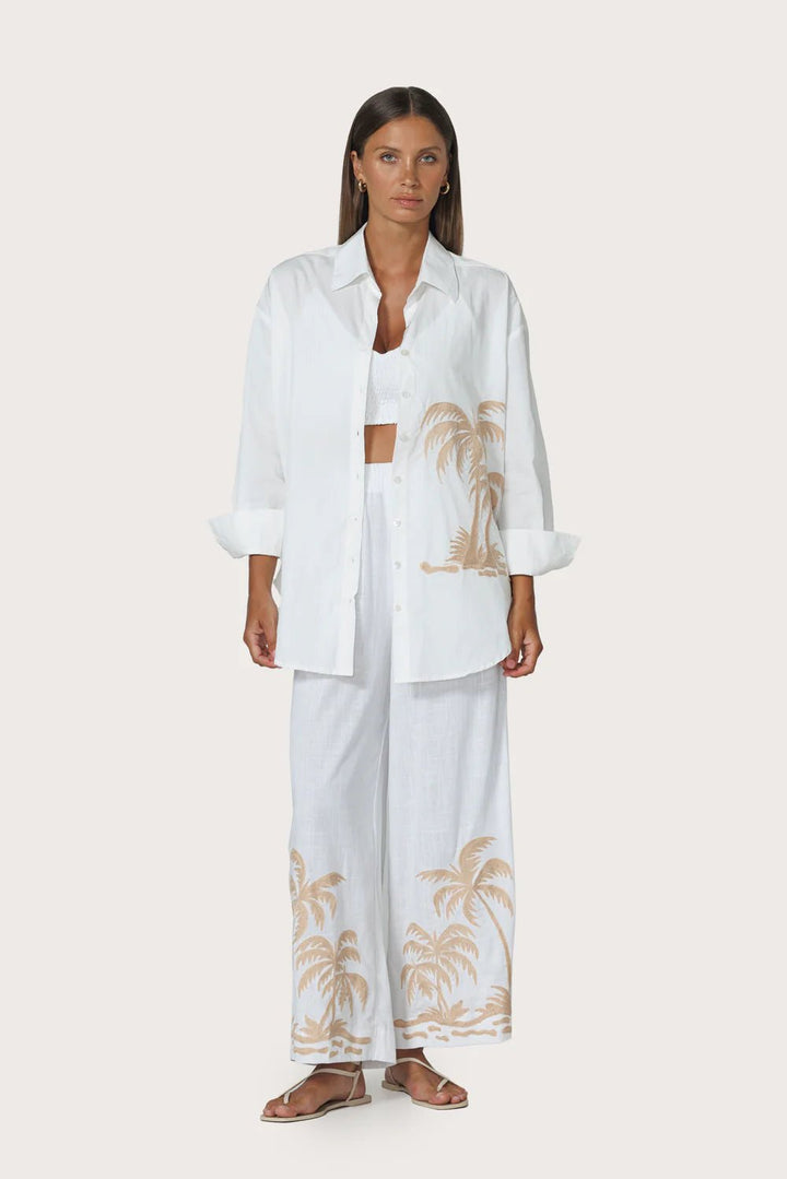 Palma Embroidered Pant - Palma - obligato