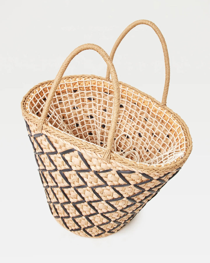 Palma Nights Bag in Natural/Black - obligato