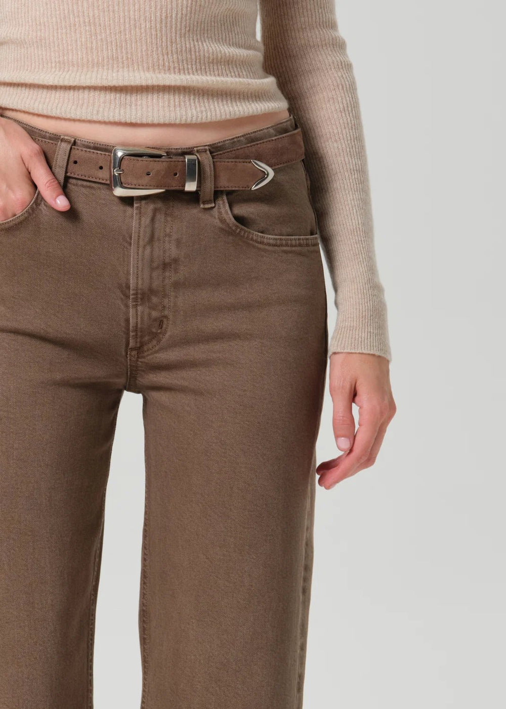 Palma Straight Clean Hem In Cocoa - obligato
